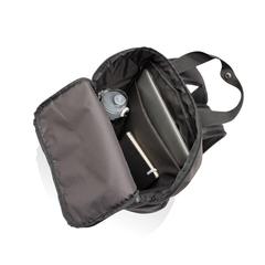 Vue Sac à dos pour ordinateur 14'' en rPET AWARE™ Sienna de couleur noir| Krokrodeal