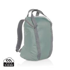Vue Sac à dos pour ordinateur 14'' en rPET AWARE™ Sienna de couleur vert| Krokrodeal