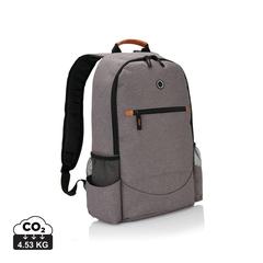 Vue Sac à dos double ton Fashion sans PVC de couleur gris| Krokrodeal