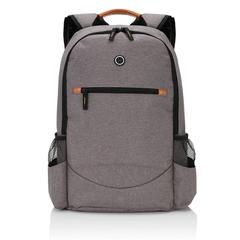 Vue Sac à dos double ton Fashion sans PVC de couleur gris| Krokrodeal