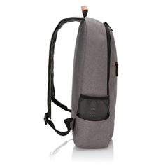 Vue Sac à dos double ton Fashion sans PVC de couleur gris| Krokrodeal