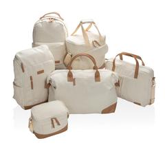 Vue Sac à dos ordinateur Impact AWARE™ en toile 16oz recyclé de couleur blanc| Krokrodeal