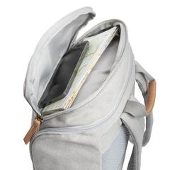 Vue Sac à dos ordinateur Impact AWARE™ en toile 16oz recyclé de couleur gris| Krokrodeal