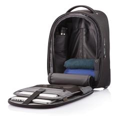 Vue Sac à dos trolley Bobby de couleur noir| Krokrodeal