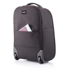 Vue Sac à dos trolley Bobby de couleur noir| Krokrodeal