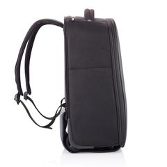 Vue Sac à dos trolley Bobby de couleur noir| Krokrodeal