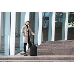 Vue Sac à dos trolley Bobby de couleur noir| Krokrodeal