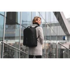 Vue Sac à dos trolley Bobby de couleur noir| Krokrodeal