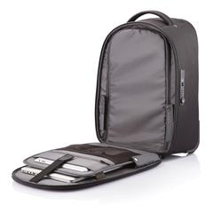Vue Sac à dos trolley Bobby de couleur noir| Krokrodeal