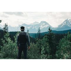 Vue Sac à dos week-end XXL Swiss Peak AWARE™ de couleur noir| Krokrodeal