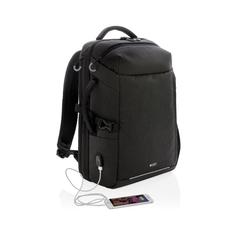Vue Sac à dos week-end XXL Swiss Peak AWARE™ de couleur noir| Krokrodeal
