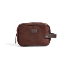 Vue VINGA Trousse de toilette Hunton de couleur marron| Krokrodeal