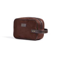 Vue VINGA Trousse de toilette Hunton de couleur marron| Krokrodeal