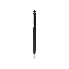 Vue Stylo-stylet fin en métal de couleur noir| Krokrodeal