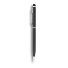 Vue Stylo-stylet fin en métal de couleur noir| Krokrodeal