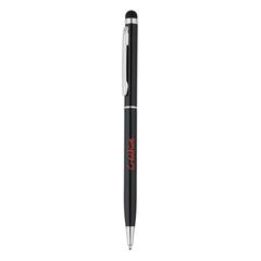 Vue Stylo-stylet fin en métal de couleur noir| Krokrodeal