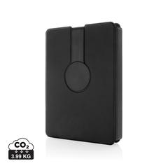 Carnet de notes avec chargeur en PU recyclé RCS Swiss Peak publicitaire pas cher