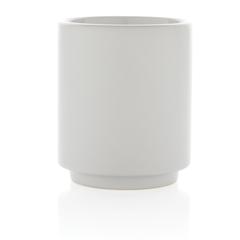 Vue Mug en céramique empilable de couleur blanc| Krokrodeal