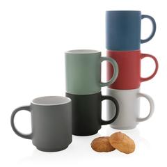 Vue Mug en céramique empilable de couleur blanc| Krokrodeal