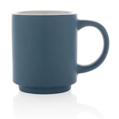 Vue Mug en céramique empilable de couleur bleu| Krokrodeal