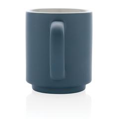 Vue Mug en céramique empilable de couleur bleu| Krokrodeal