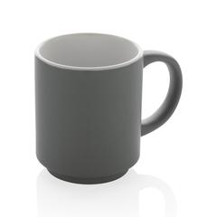 Vue Mug en céramique empilable de couleur gris| Krokrodeal