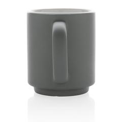 Vue Mug en céramique empilable de couleur gris| Krokrodeal