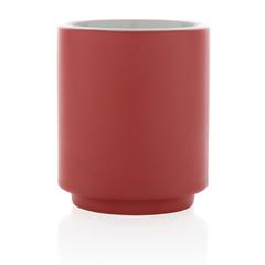 Vue Mug en céramique empilable de couleur rouge| Krokrodeal