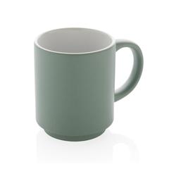 Vue Mug en céramique empilable de couleur vert| Krokrodeal