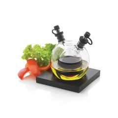 Vue Set huile et vinaigre Orbit de couleur noir| Krokrodeal