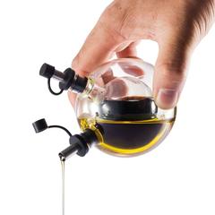 Vue Set huile et vinaigre Orbit de couleur noir| Krokrodeal