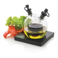 Vue Set huile et vinaigre Orbit de couleur noir| Krokrodeal
