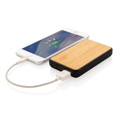Vue Batterie de secours 5000mAh en plastique recyclé et RCS de couleur marron| Krokrodeal