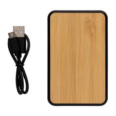 Vue Batterie de secours 5000mAh en plastique recyclé et RCS de couleur marron| Krokrodeal