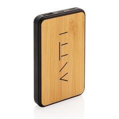 Vue Batterie de secours 5000mAh en plastique recyclé et RCS de couleur marron| Krokrodeal