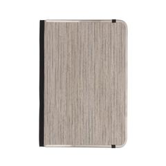 Vue Carnet A5 couverture imprimé bois Treeline de couleur gris| Krokrodeal