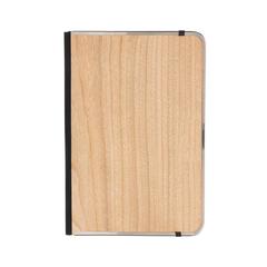 Vue Carnet A5 couverture imprimé bois Treeline de couleur marron| Krokrodeal
