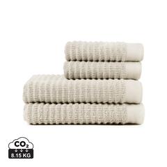 Vue VINGA Set de 4 serviettes Landro de couleur blanc| Krokrodeal