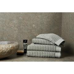 Vue VINGA Set de 4 serviettes Landro de couleur vert| Krokrodeal