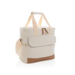 Vue Sac isotherme Impact AWARE™ en toile 16oz recyclé de couleur blanc| Krokrodeal