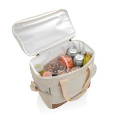 Vue Sac isotherme Impact AWARE™ en toile 16oz recyclé de couleur blanc| Krokrodeal
