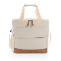 Vue Sac isotherme Impact AWARE™ en toile 16oz recyclé de couleur blanc| Krokrodeal