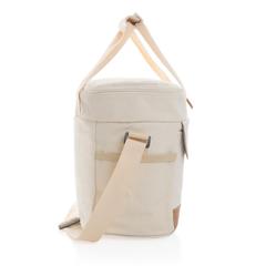 Vue Sac isotherme Impact AWARE™ en toile 16oz recyclé de couleur blanc| Krokrodeal