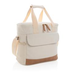 Vue Sac isotherme Impact AWARE™ en toile 16oz recyclé de couleur blanc| Krokrodeal