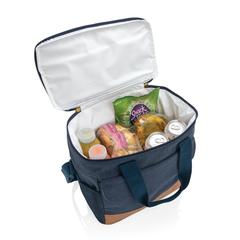 Vue Sac isotherme Impact AWARE™ en toile 16oz recyclé de couleur bleu| Krokrodeal