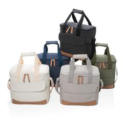 Vue Sac isotherme Impact AWARE™ en toile 16oz recyclé de couleur bleu| Krokrodeal