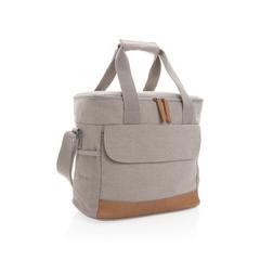 Vue Sac isotherme Impact AWARE™ en toile 16oz recyclé de couleur gris| Krokrodeal