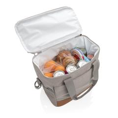 Vue Sac isotherme Impact AWARE™ en toile 16oz recyclé de couleur gris| Krokrodeal