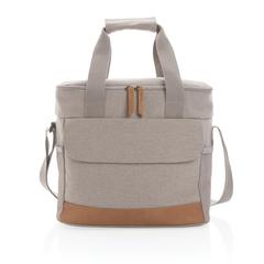 Vue Sac isotherme Impact AWARE™ en toile 16oz recyclé de couleur gris| Krokrodeal