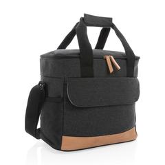Vue Sac isotherme Impact AWARE™ en toile 16oz recyclé de couleur noir| Krokrodeal